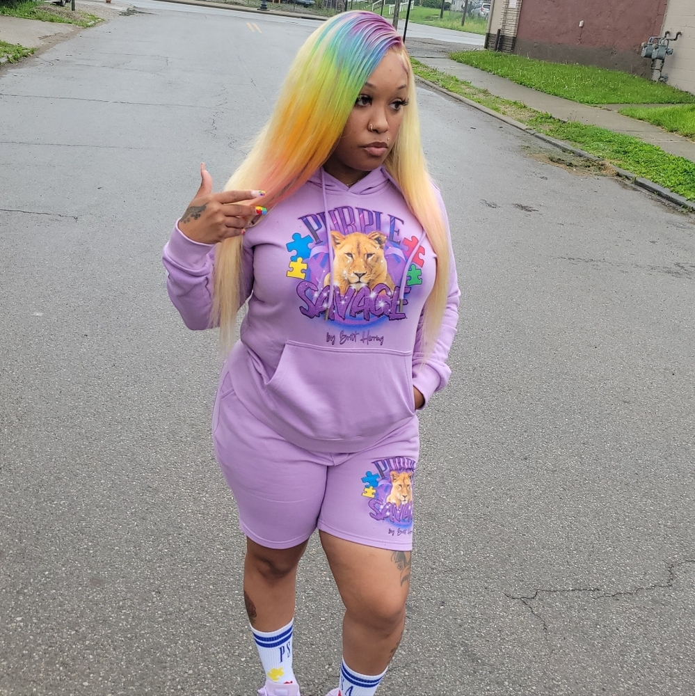 Autism Awareness Unisex Hoodie W Shorts Sets